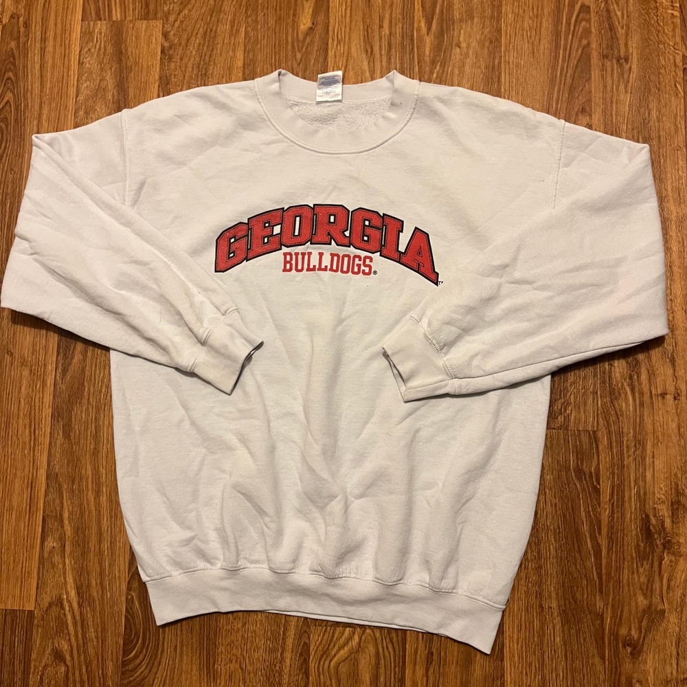 Georgia Bulldogs Sweatshirt Men Large Crewneck‎ Pullover Activewear